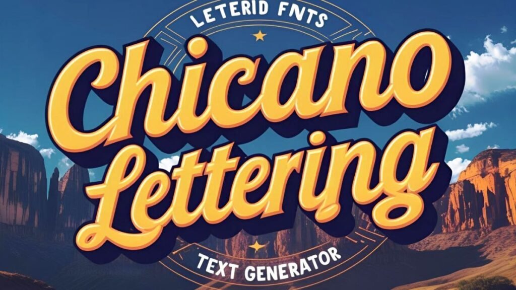 Chicano Lettering Generator Offers Authentic Style for Creative Projects