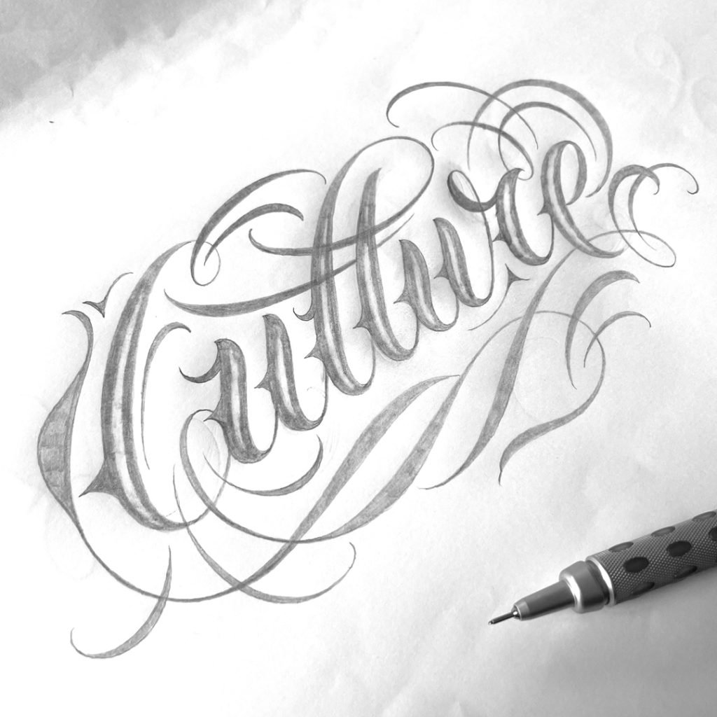 Customizing Your Chicano Lettering Designs with Authentic Hand-Drawn Style